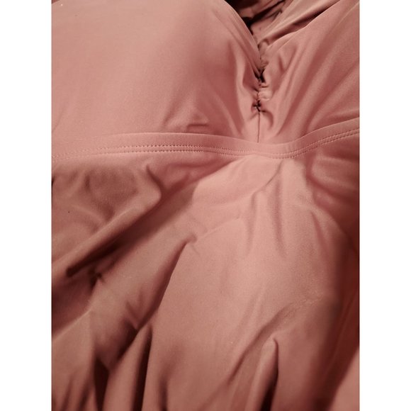 Women's Scalloped Flounce Medium Coverage One Piece Swimsuit - Kona Sol™ Mulberr - Picture 3 of 5